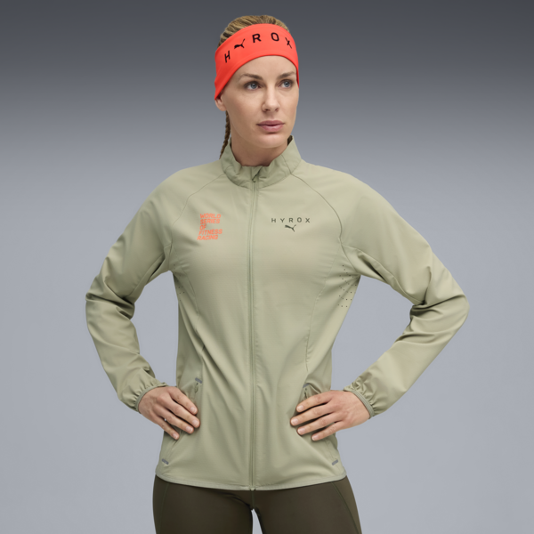 PUMA x HYROX ULTRAWEAVE Jacket Women, Lux Army, large-ZAF