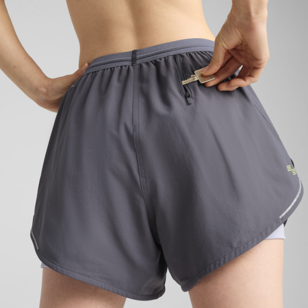 Shorts “2 en 1” PUMA x HYROX ULTRAWEAVE para mujer, Galactic Gray, large-ARG