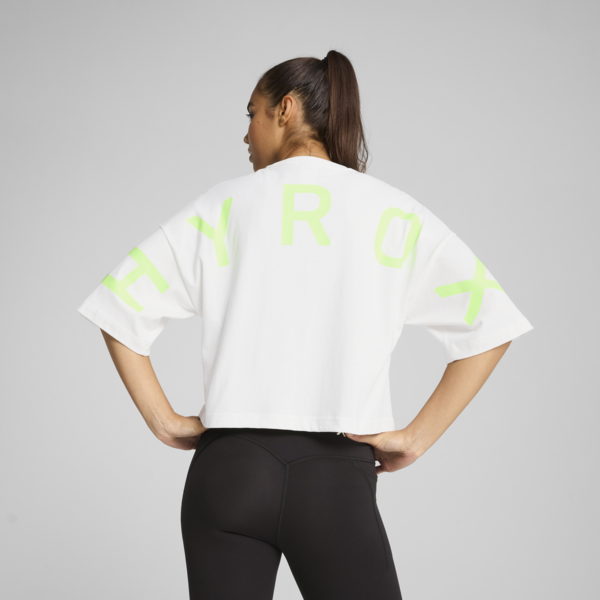 Remera oversize PUMA x HYROX para mujer, PUMA White, large-ARG