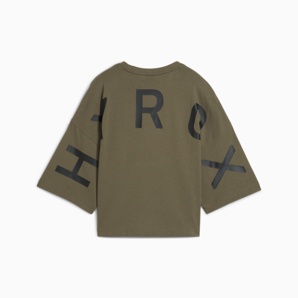 Remera oversize PUMA x HYROX para mujer, Loden Green, large-ARG