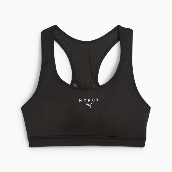 Top deportivo PUMA x HYROX Mid Impact para mujer, PUMA Black, large-ARG