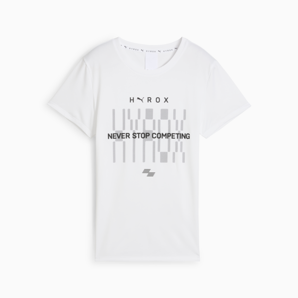 Remera PUMA x HYROX Train All Day para mujer, PUMA White, large-ARG