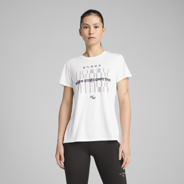 Remera PUMA x HYROX Train All Day para mujer, PUMA White, large-ARG