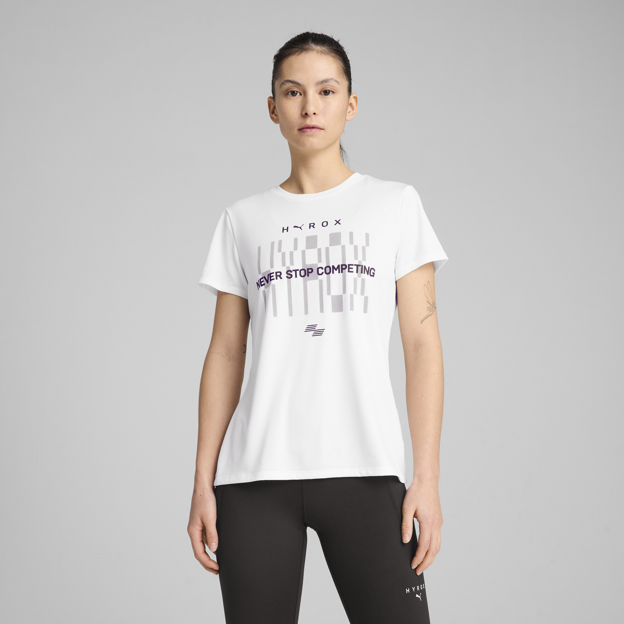 Puma x HYROX Train All Day T-Shirt Damen | White | Größe: M