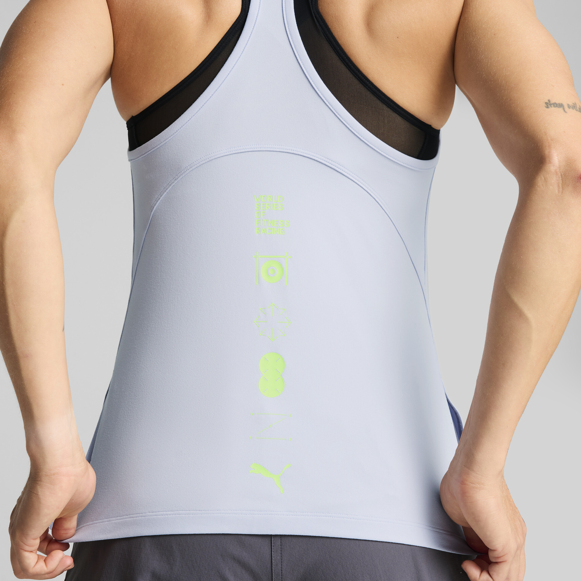 PUMA x HYROX CLOUDSPUN racerbacktop voor Dames, Maat S