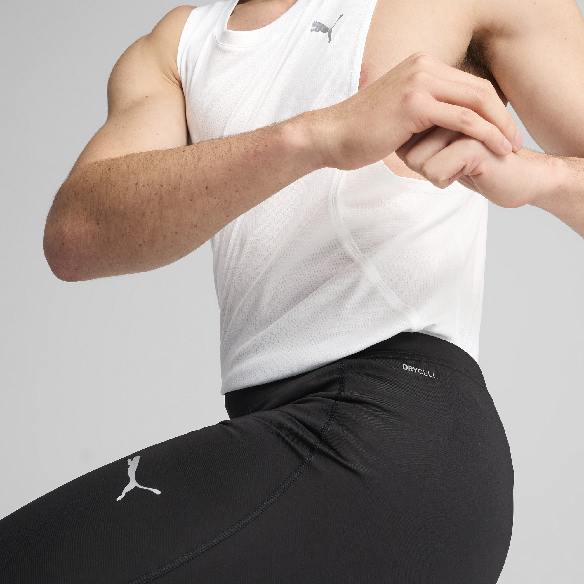 PUMA RUN FOUNDATION korte legging voor Heren, Zwart, Maat XL thumbnail 5