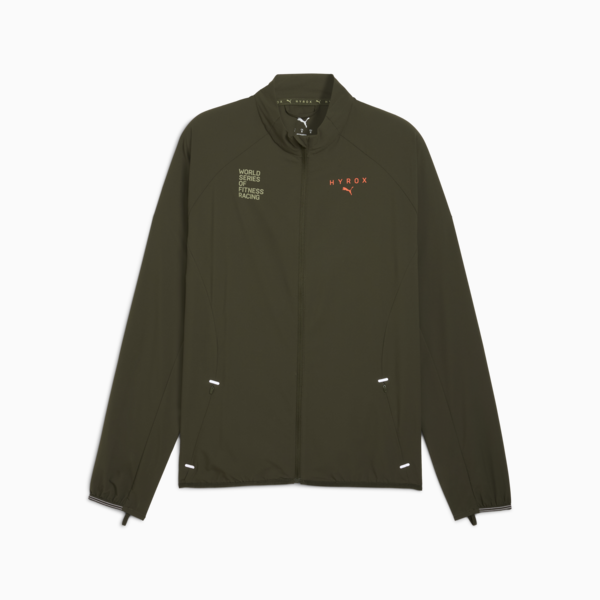 PUMA x HYROX ULTRAWEAVE Jacket Men, Dark Olive, large-ZAF