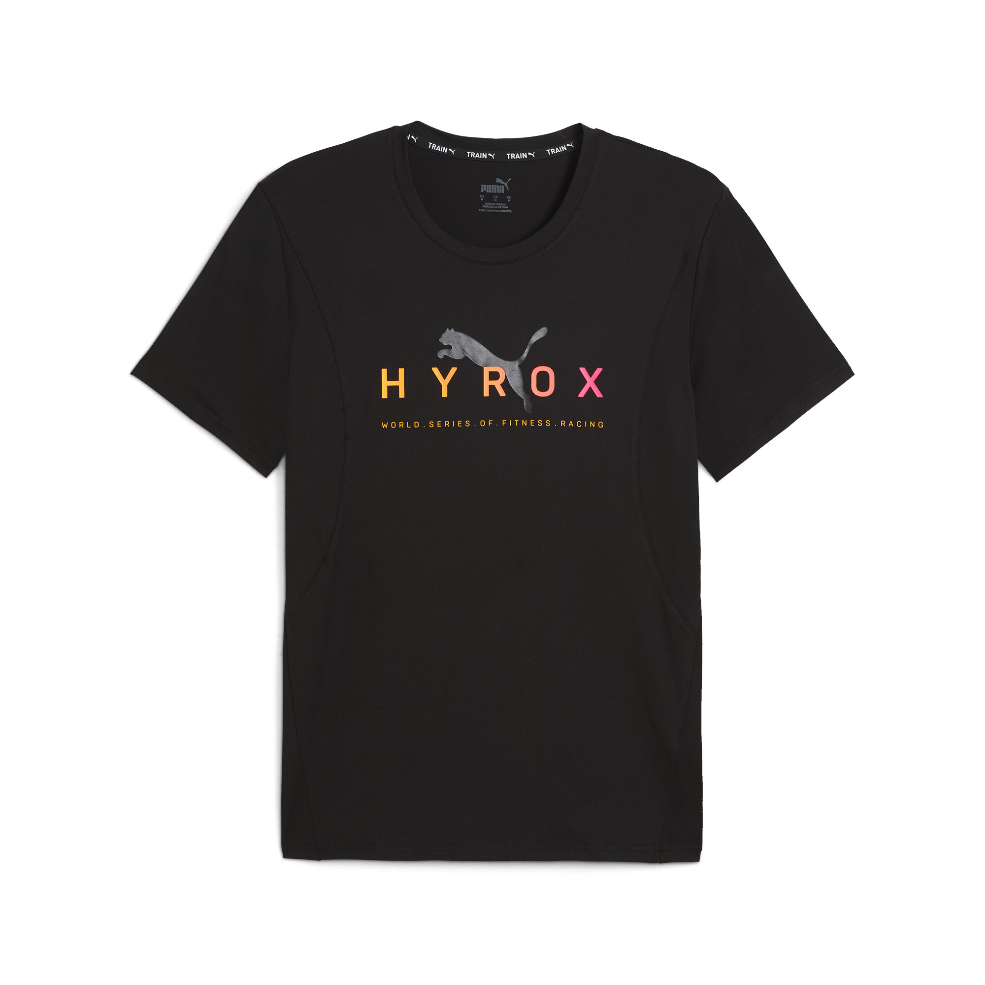 Men's Puma X HYROX Always On CLOUDSPUN T-Shirt, Black, Size M, Clothing