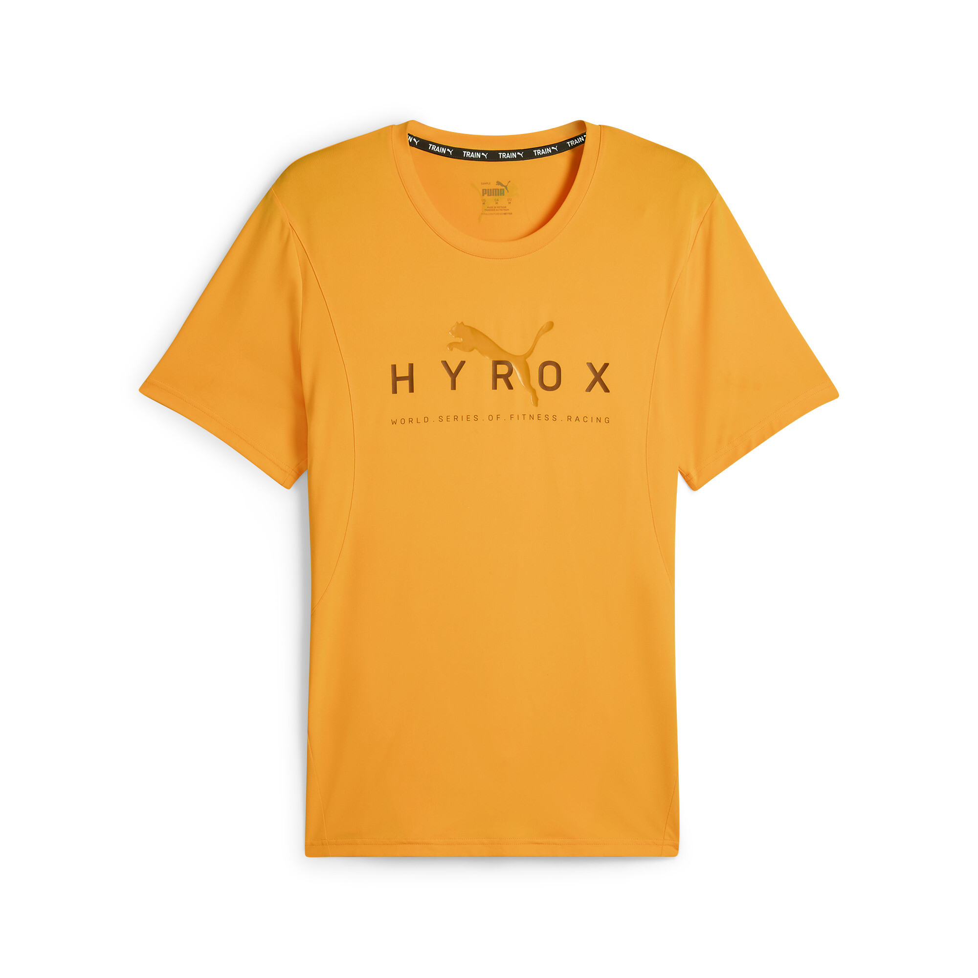 Men's Puma X HYROX Always On CLOUDSPUN T-Shirt, Orange, Size M, Clothing