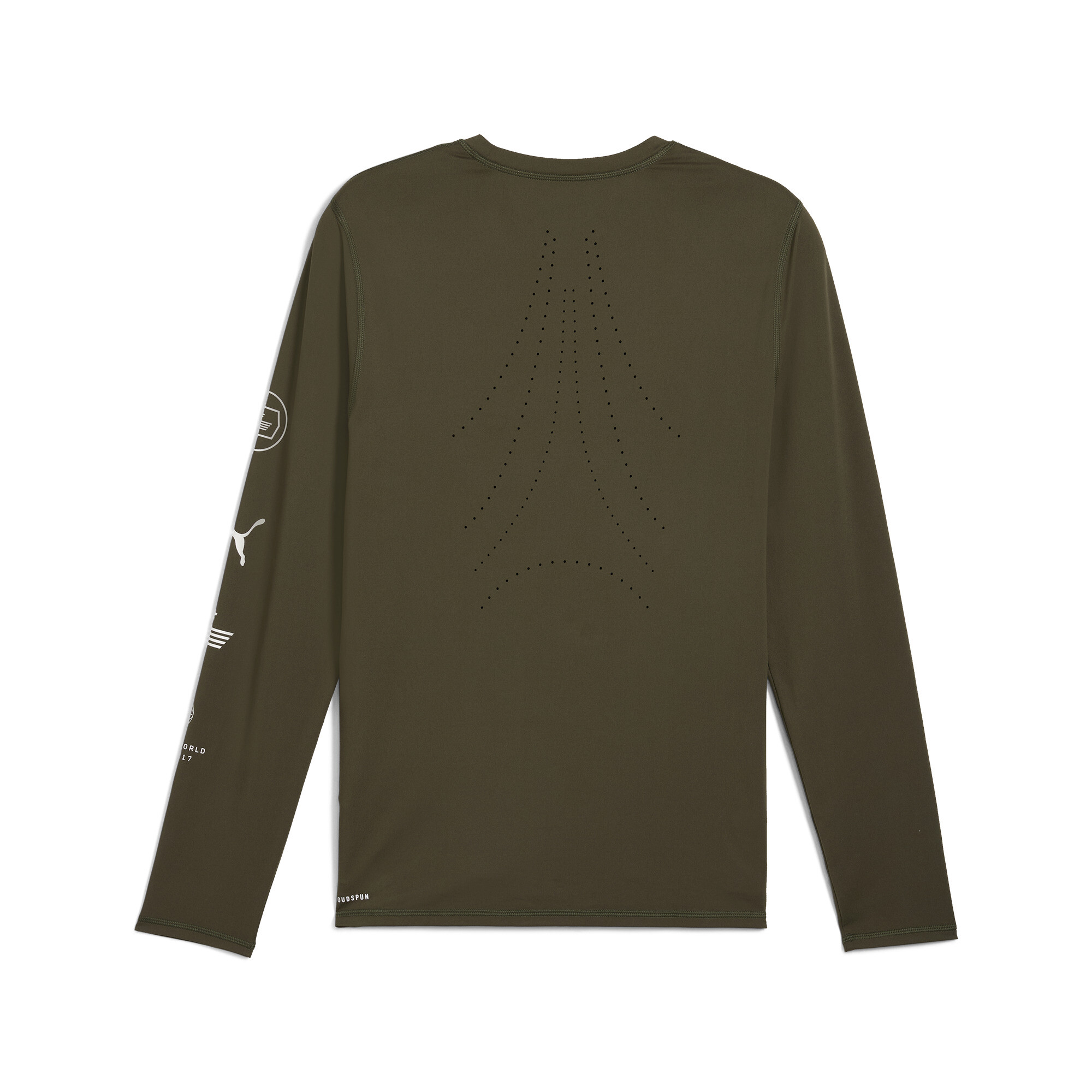 HYROX x PUMA Run T-shirt met lange mouw, Dark Olive