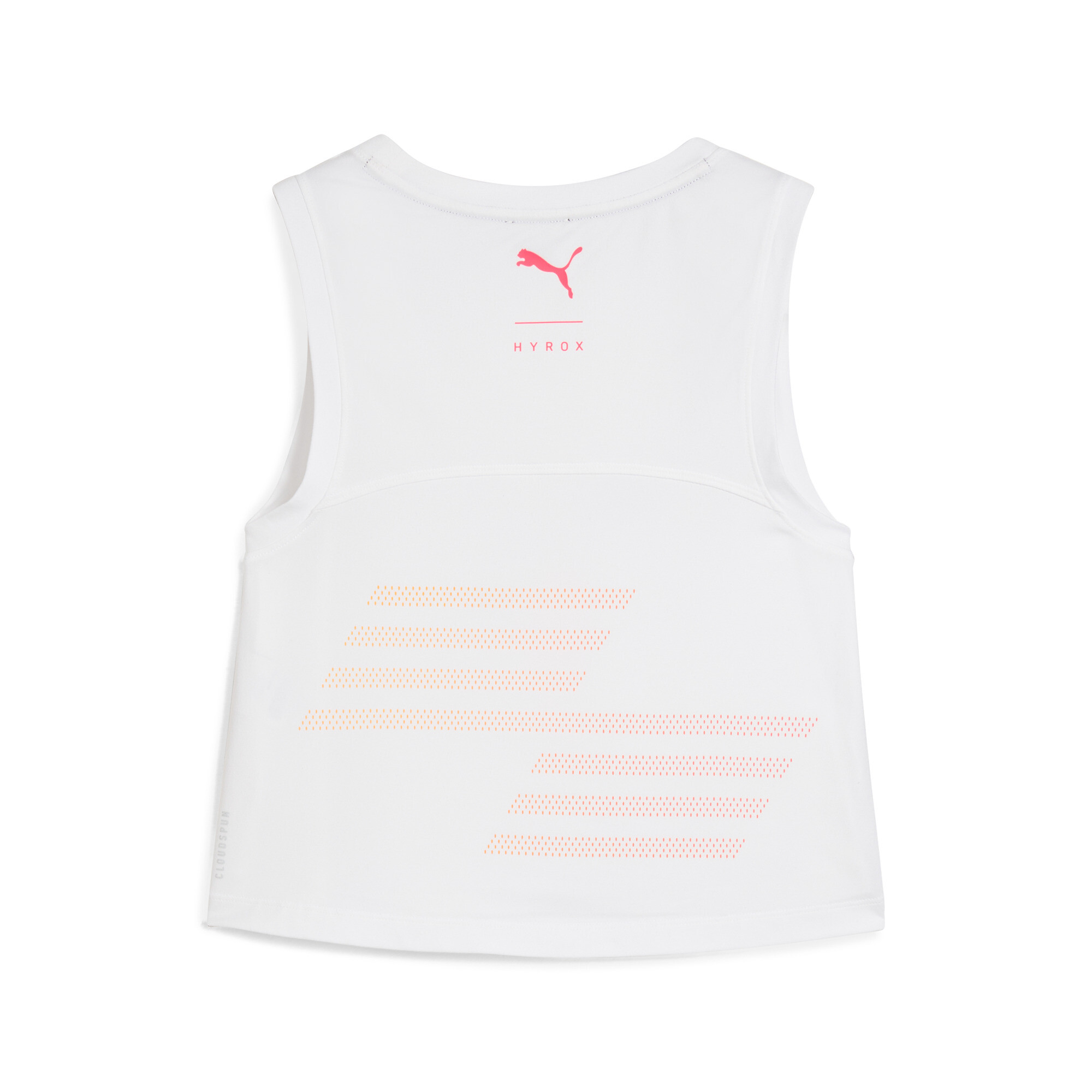 Women's Puma X HYROX CLOUDSPUN Tank, White, Size S, Clothing