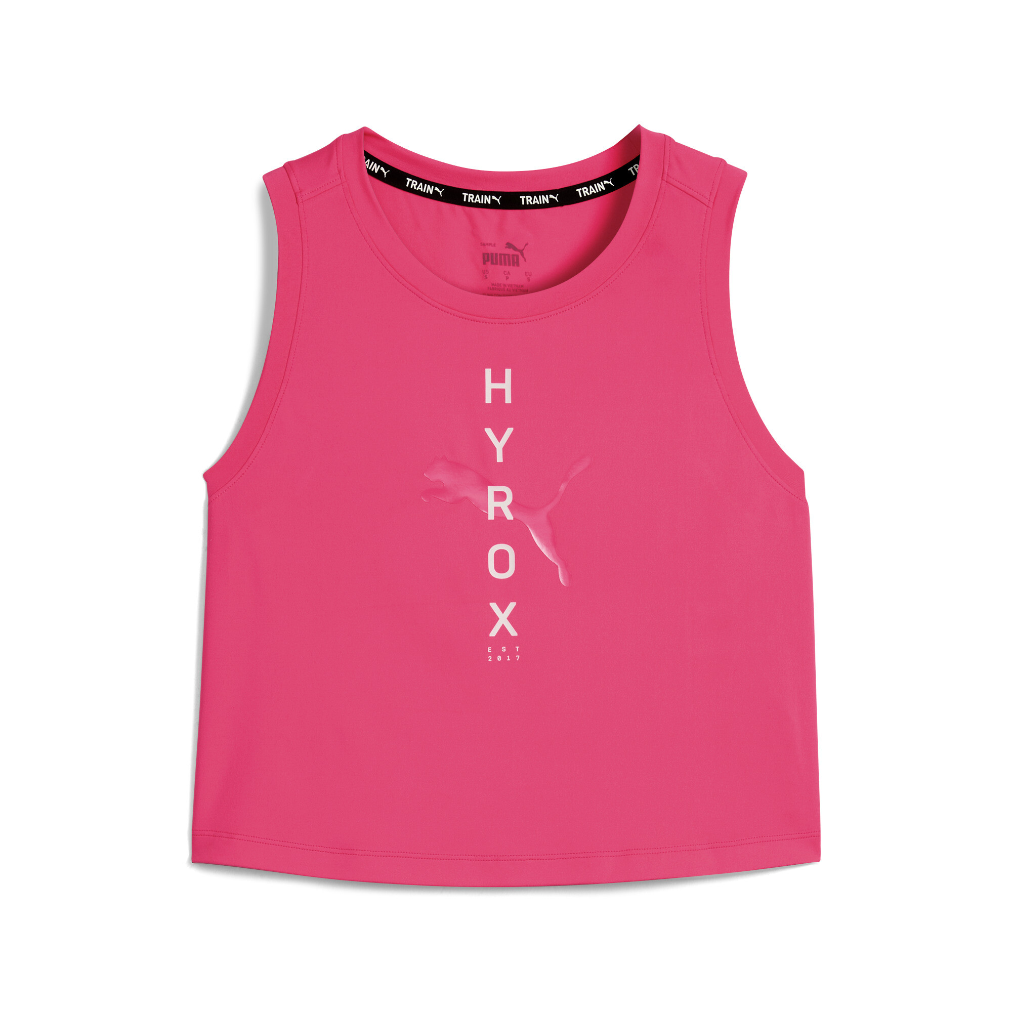 Women's Puma X HYROX CLOUDSPUN Tank, Pink, Size L, Clothing