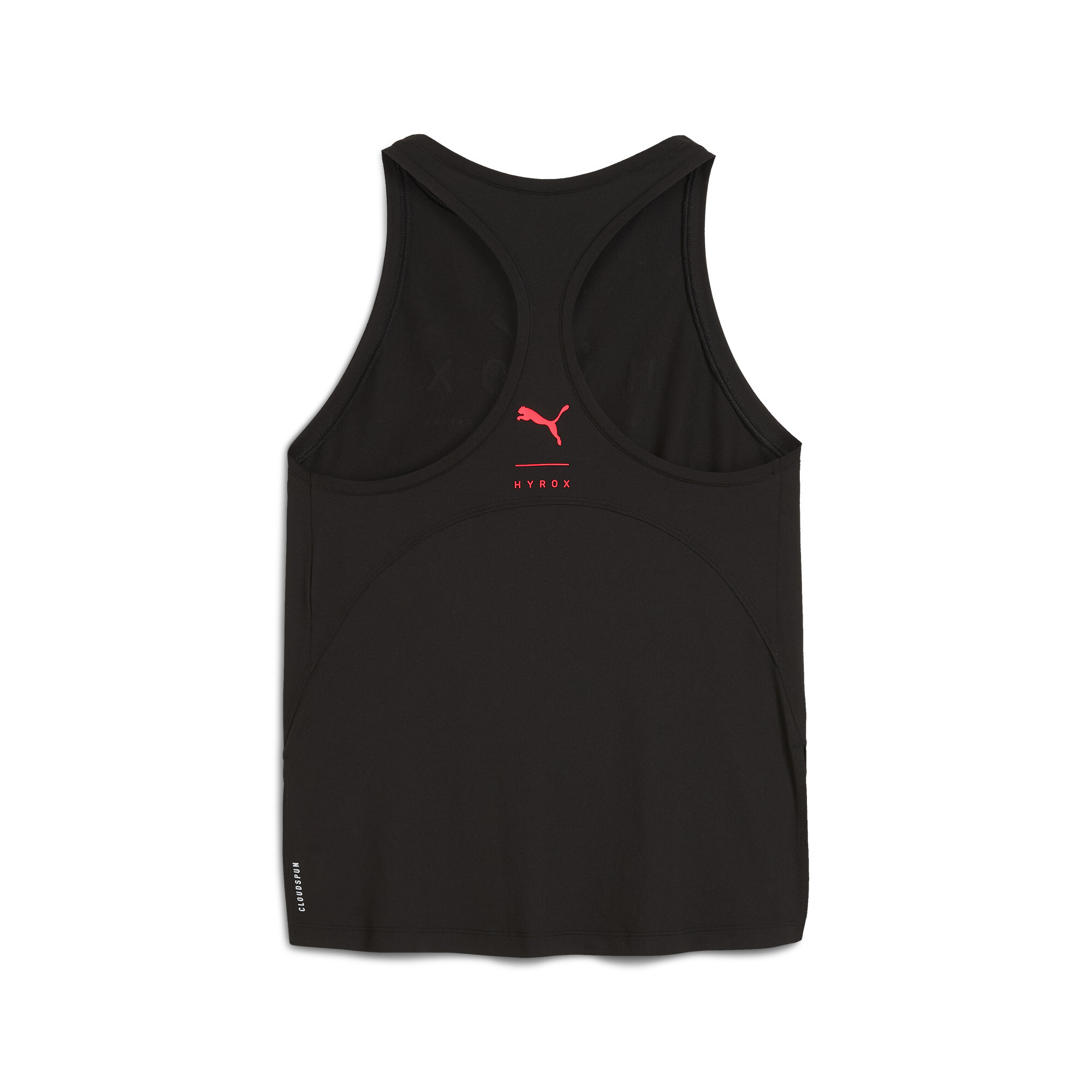 Women's Puma X HYROX Racerback Tank, Black, Size L, Clothing