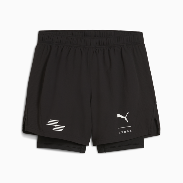 PUMA x HYROX 2-in-1 Shorts Men, PUMA Black, large-ZAF