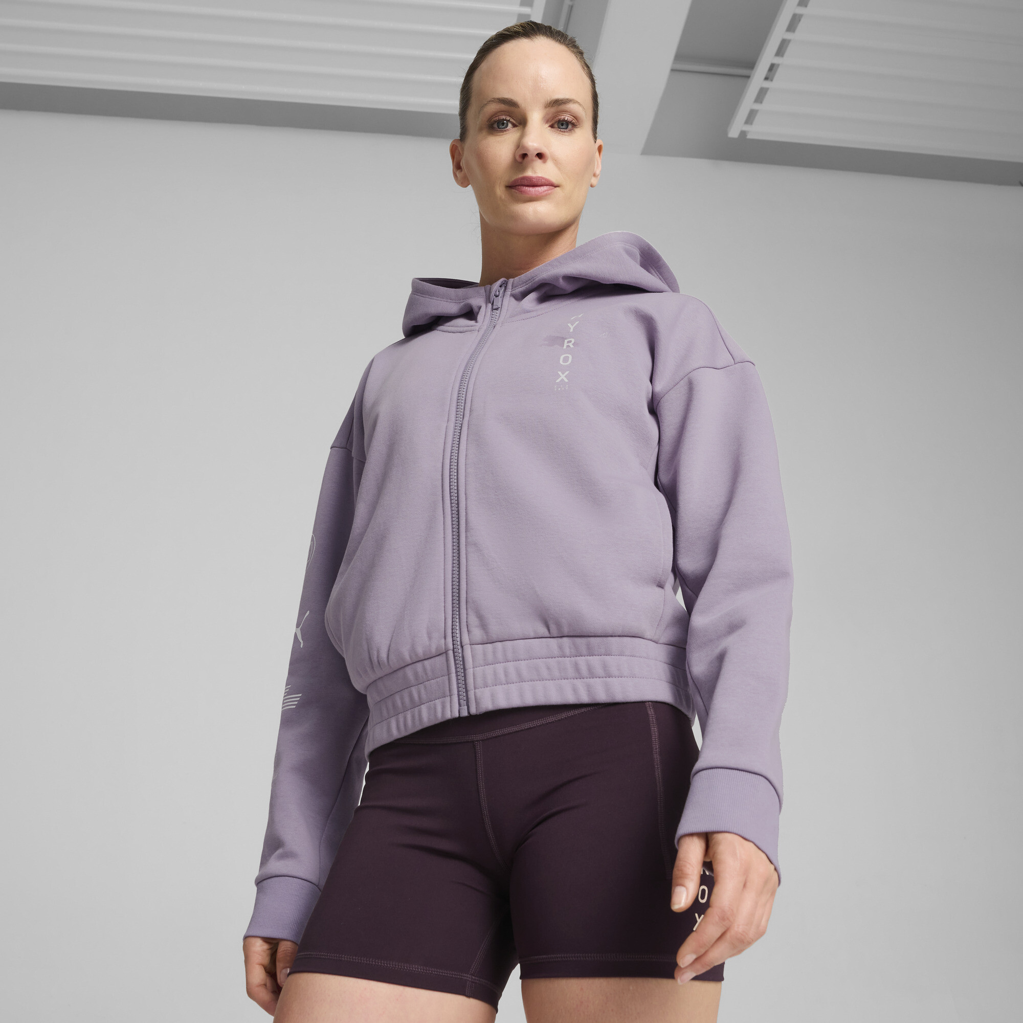 Puma x HYROX Favourite Jacke mit Reißverschluss Damen | Pale Plum | Größe: S