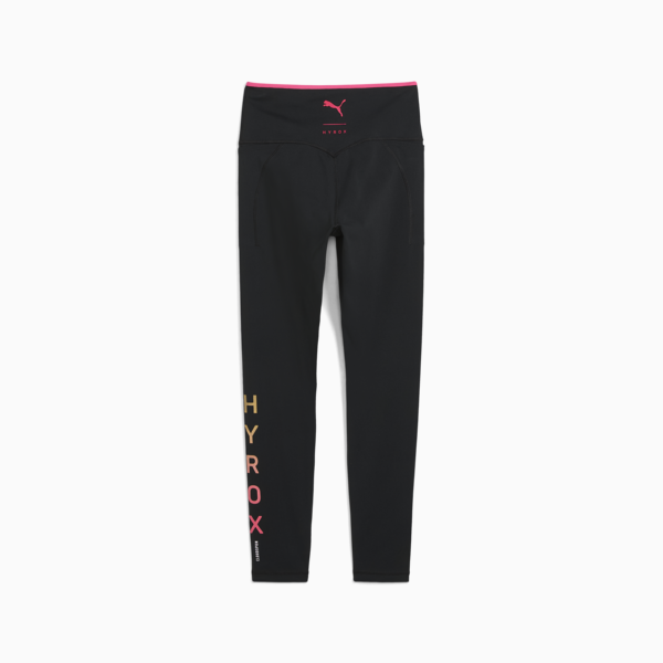 PUMA x HYROX CLOUDSPUN Fleece High-Waist Tights Women, PUMA Black, large-ZAF