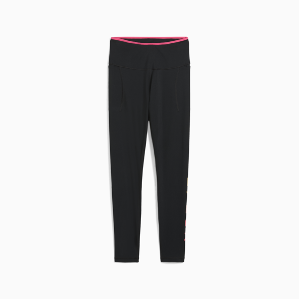 PUMA x HYROX CLOUDSPUN Fleece High-Waist Tights Women, PUMA Black, large-ZAF