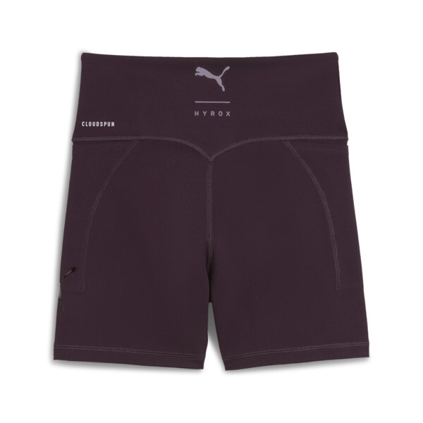 PUMA x HYROX CLOUDSPUN 5" Shorts Women, Midnight Plum, large-ZAF