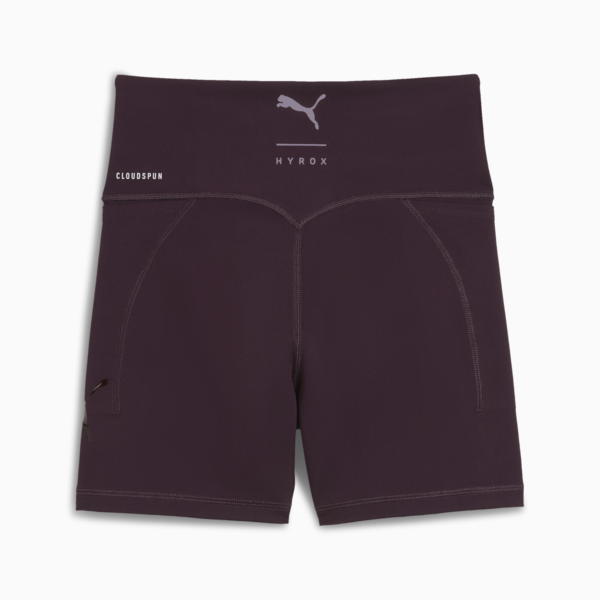 PUMA x HYROX CLOUDSPUN 5" Shorts Women, Midnight Plum, large-ZAF