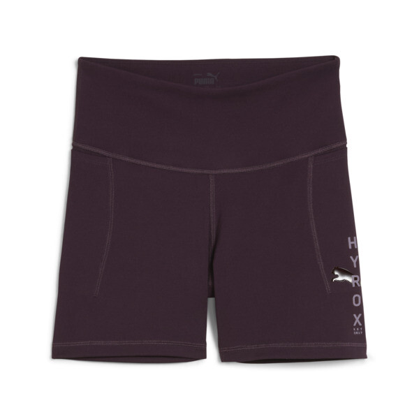 PUMA x HYROX CLOUDSPUN 5" Shorts Women, Midnight Plum, large-ZAF