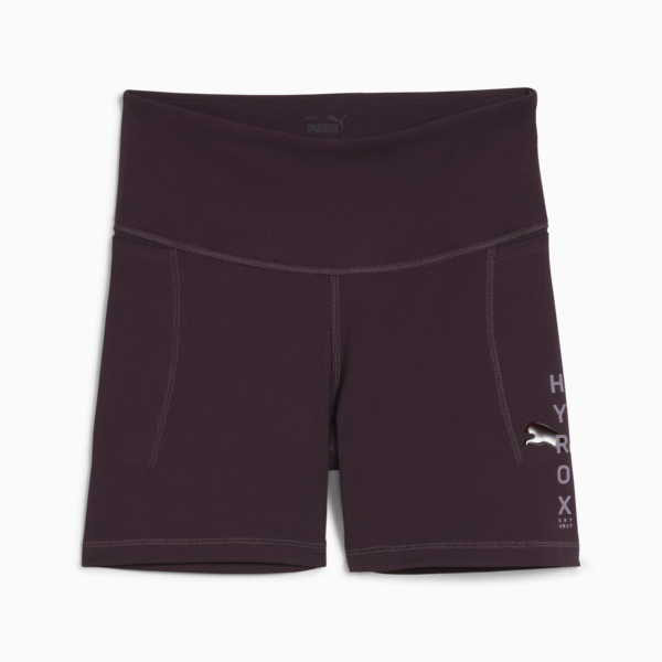 PUMA x HYROX CLOUDSPUN 5" Shorts Women, Midnight Plum, large-ZAF
