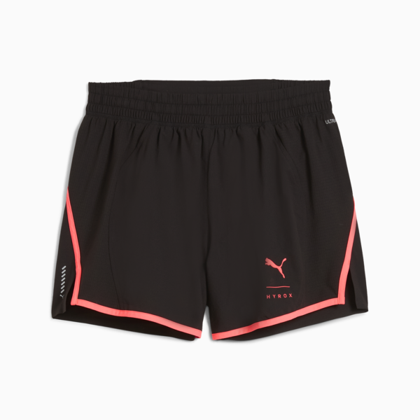 PUMA x HYROX Run Velo 4" Shorts Women, PUMA Black, large-ZAF