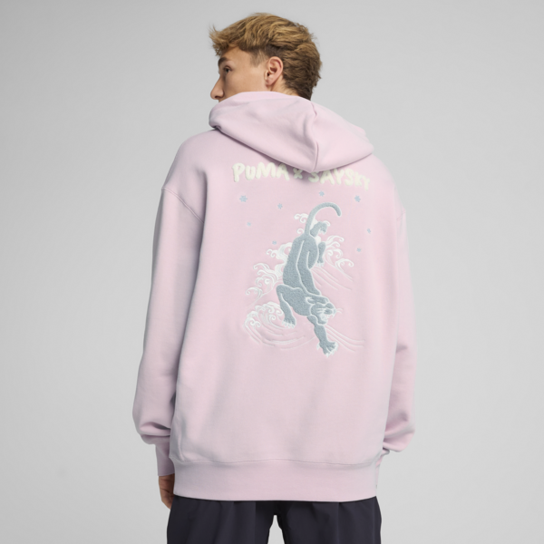 PUMA x SAYSKY Hoodie, Rose Mauve, large-MEX