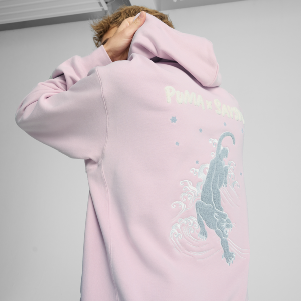 PUMA x SAYSKY Hoodie, Rose Mauve, large-MEX