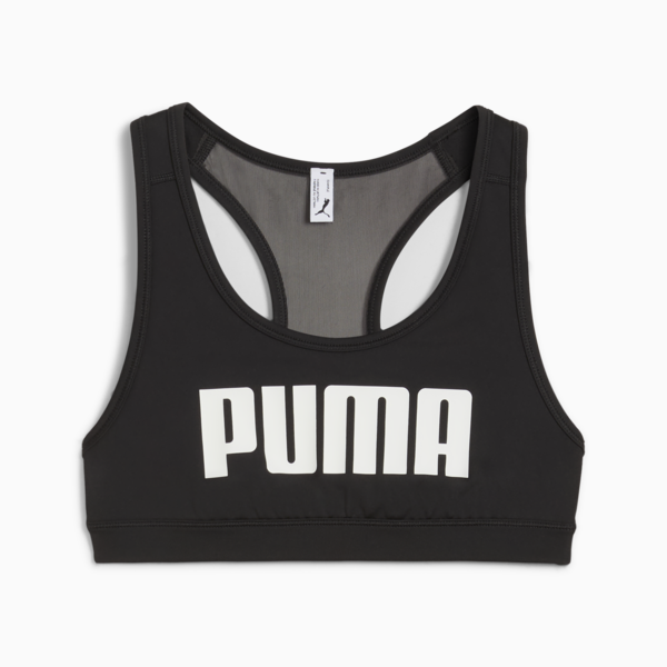 Top deportivo 4KEEPS II para mujer, Puma Black-White PUMA, large-ARG
