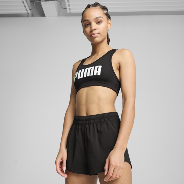 Top deportivo 4KEEPS II para mujer, Puma Black-White PUMA, large-ARG