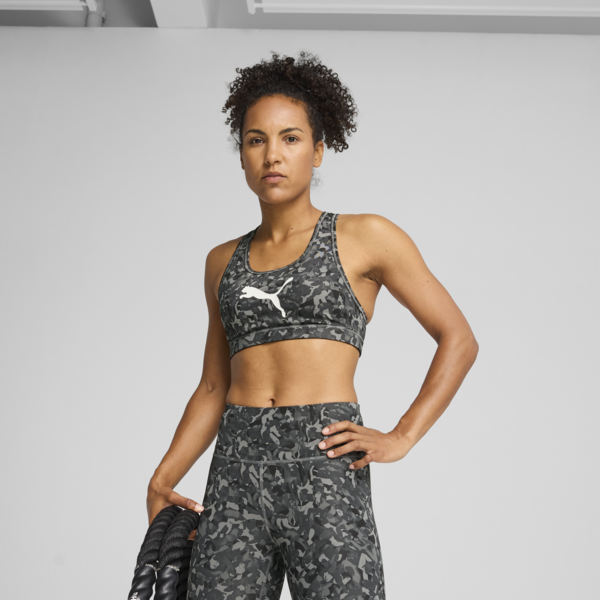 Top deportivo 4KEEPS para mujer, PUMA Black-AW-048287-0001, large-ARG