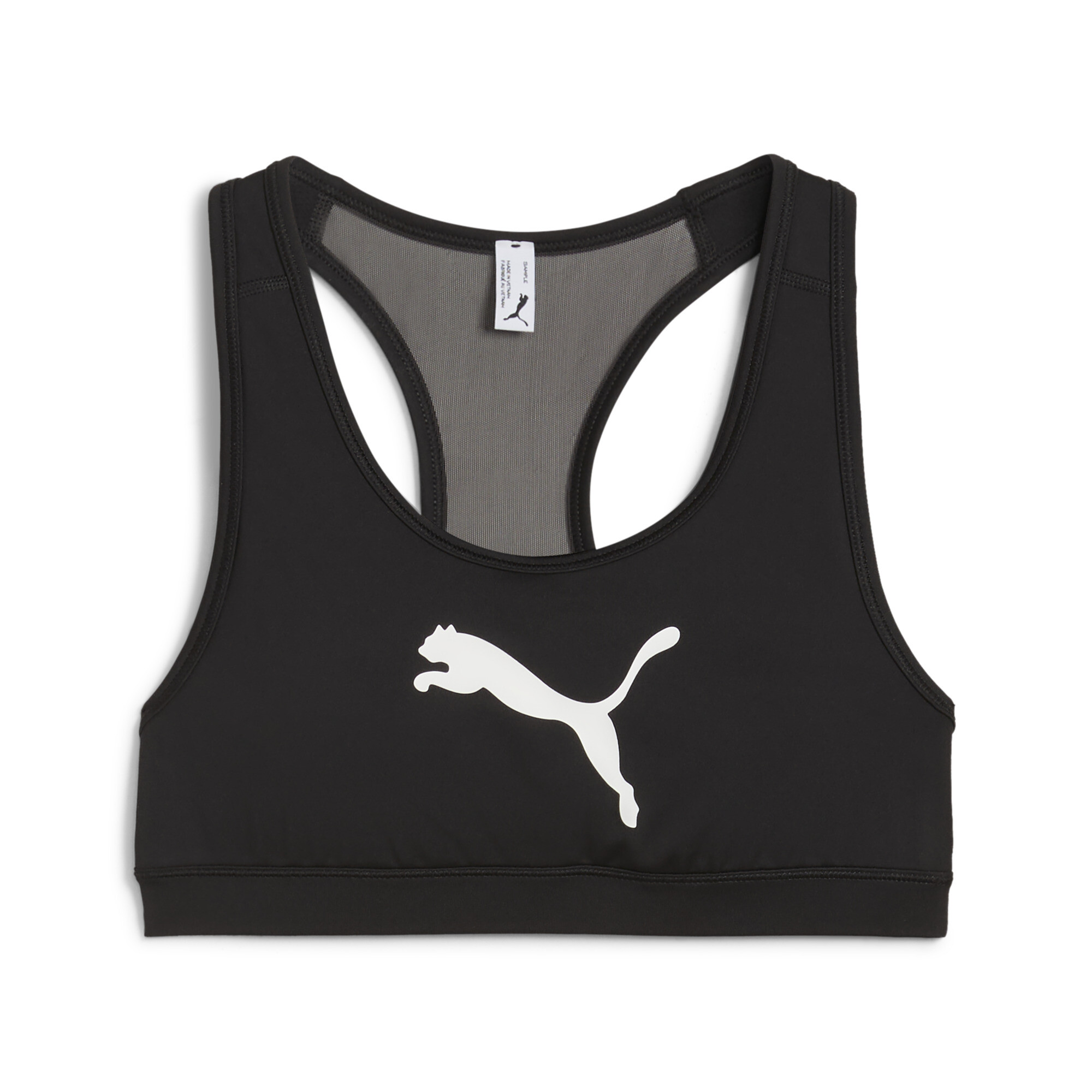 PUMA 4KEEPS beha voor Dames, Zwart/Wit, Maat 3XL thumbnail 3