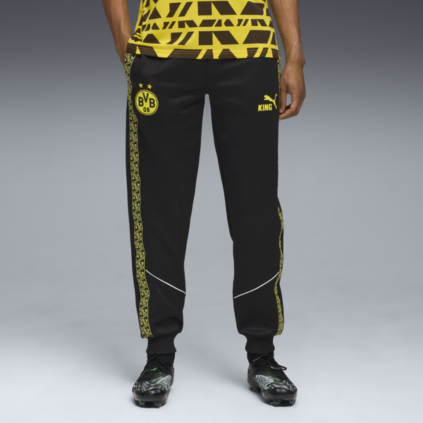 Pantalones Borussia Dortmund KING Anthem para hombre, PUMA Black-Faster Yellow, large-ARG