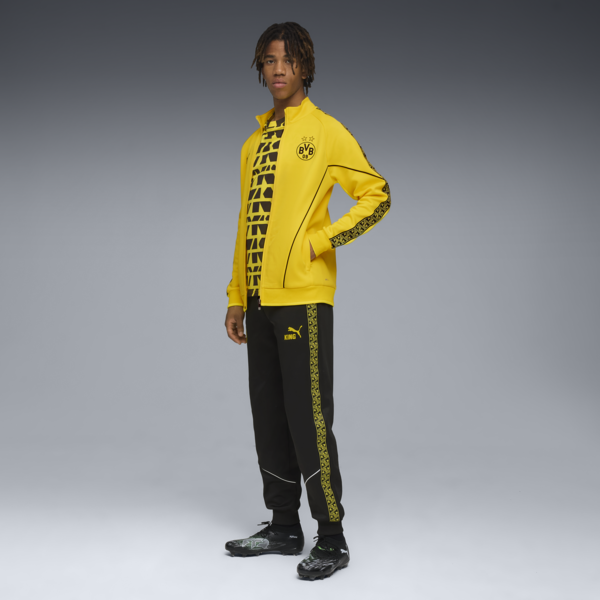 Pantalones Borussia Dortmund KING Anthem para hombre, PUMA Black-Faster Yellow, large-ARG