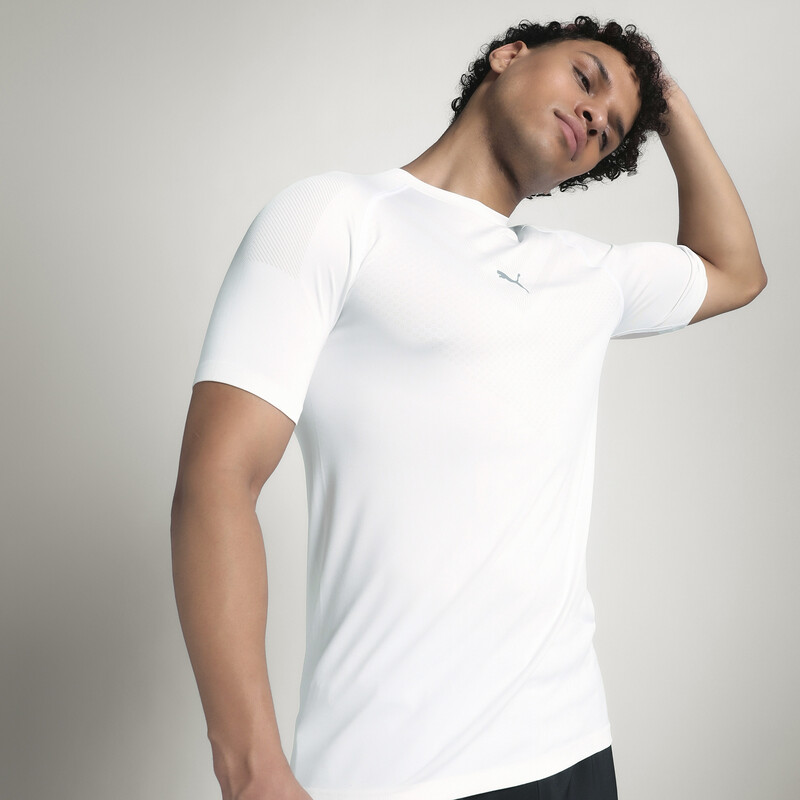 Men's PUMA Jacquard Training Logo T-shirt