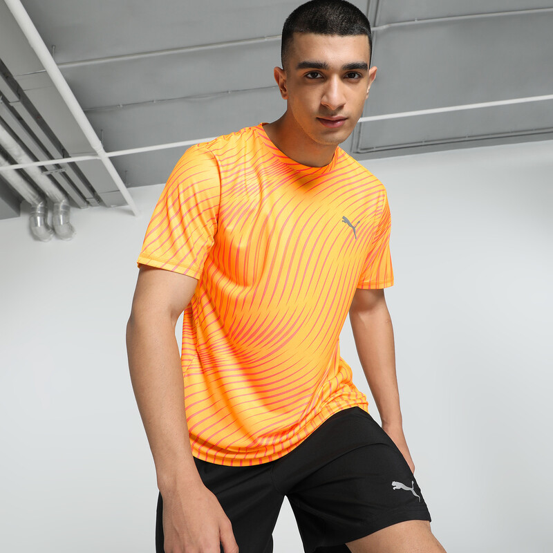 

Men's PUMA RUN FAVORITE Printed Short Sleeve Running Tee