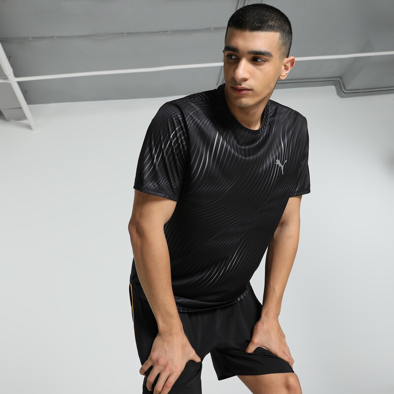 Men's PUMA RUN FAVORITE Printed Short Sleeve Running Tee