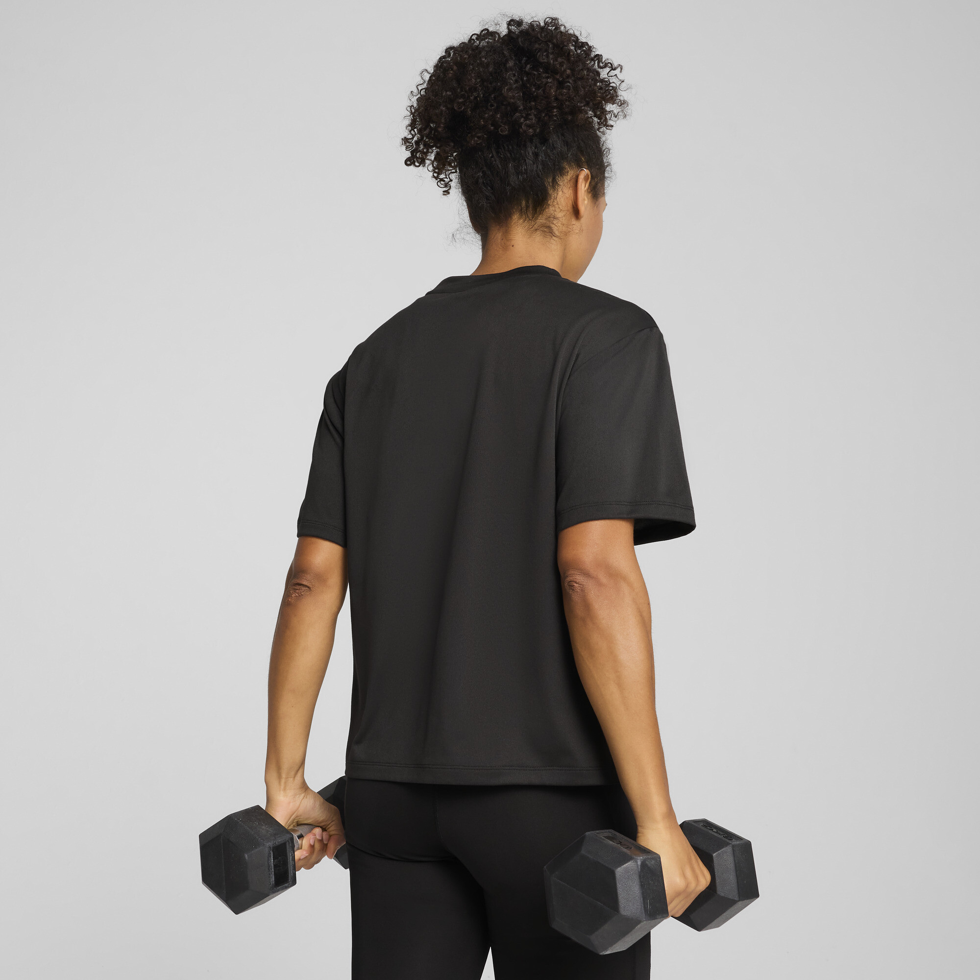 PUMA Train All Day Essentials relaxed T-shirt voor Dames, Zwart, Maat M thumbnail 5