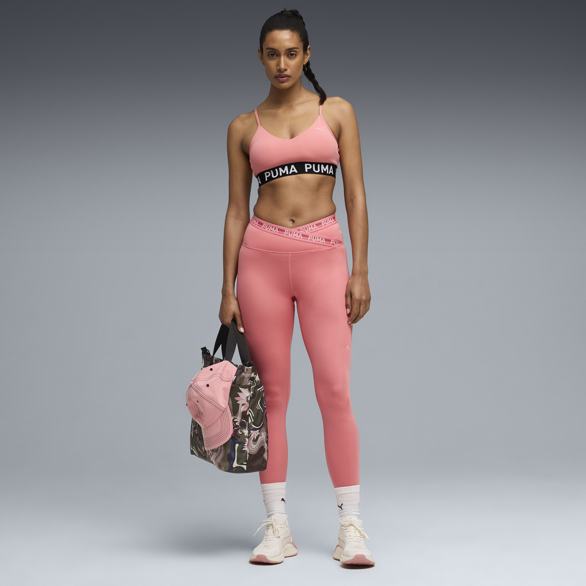 MOVE PUMA STRONG bh voor Dames, Roze, Maat XS thumbnail 4