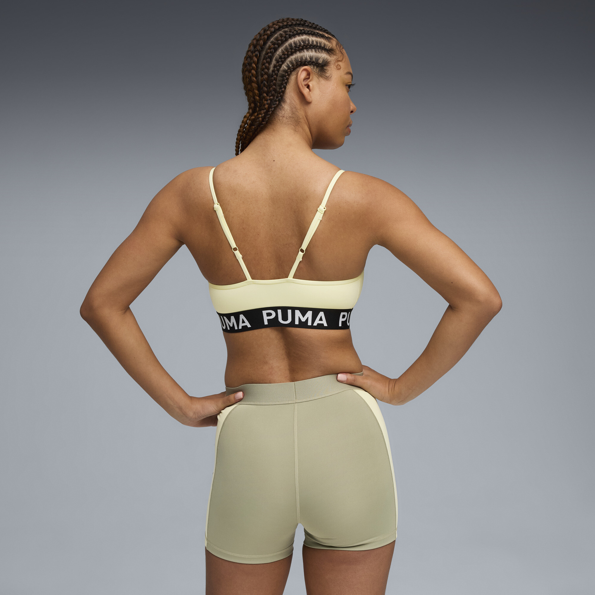 MOVE PUMA STRONG bh voor Dames, Goud, Maat L thumbnail 5