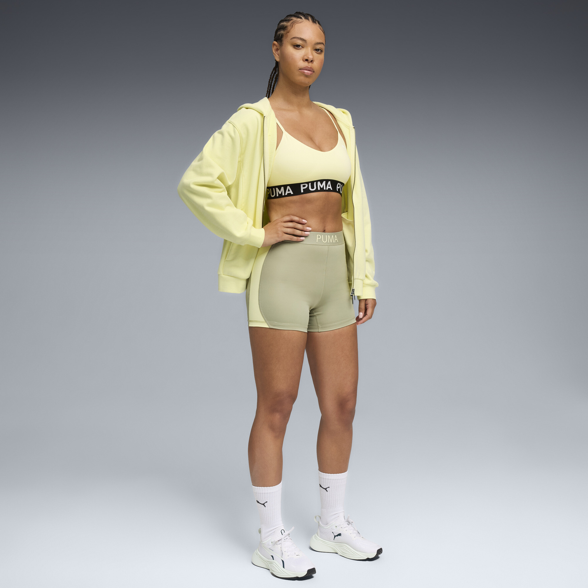 MOVE PUMA STRONG bh voor Dames, Goud, Maat L thumbnail 4