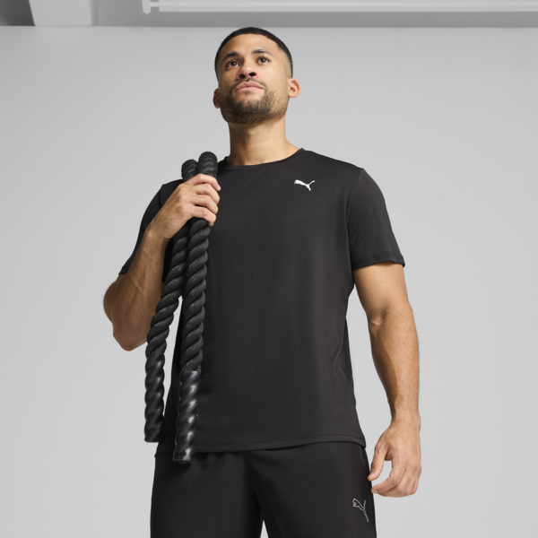 Remera Train All Day Essentials Texture para hombre, PUMA Black, large-ARG