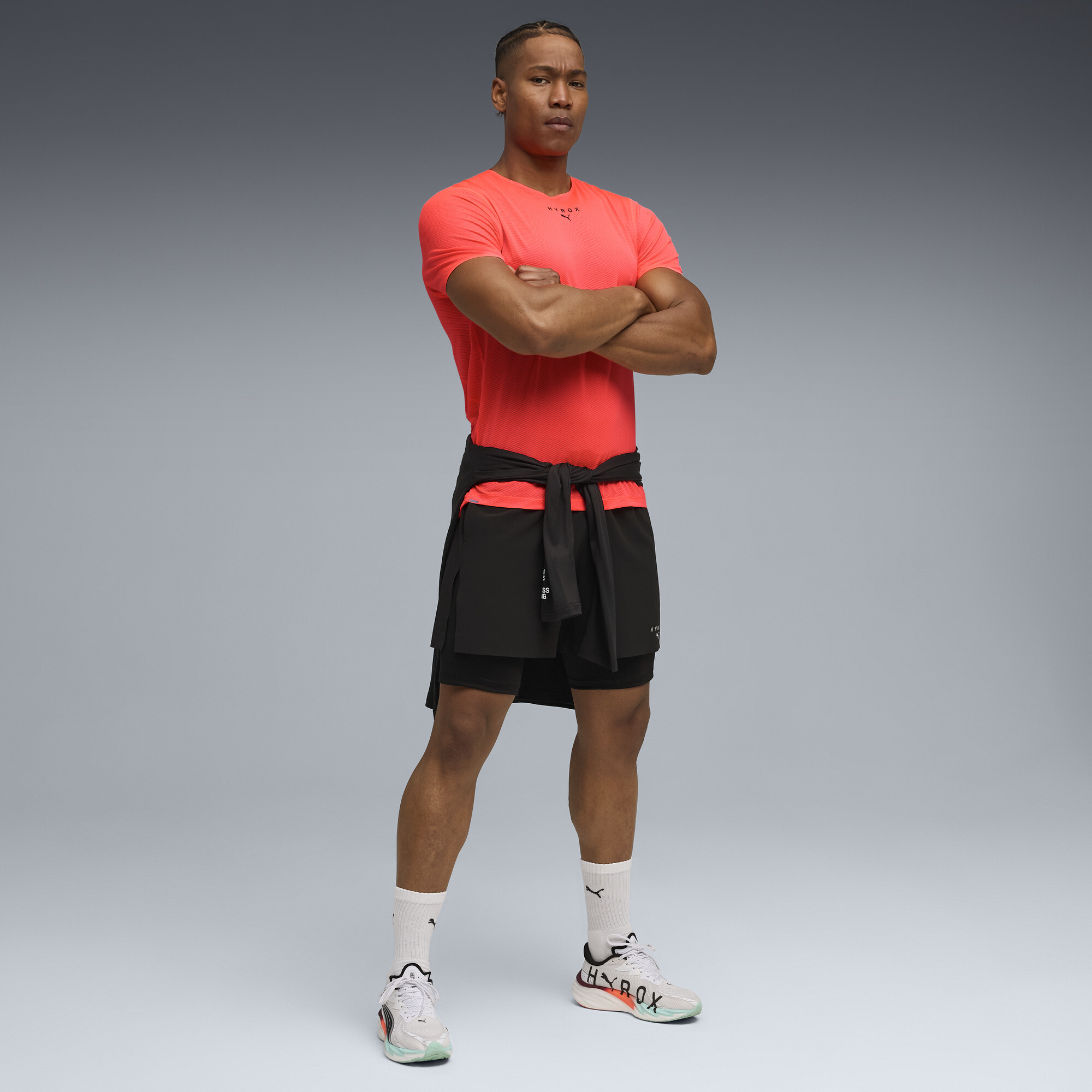 PUMA x HYROX ULTRASPUN T-shirt voor Heren, Rood, Maat XS thumbnail 4