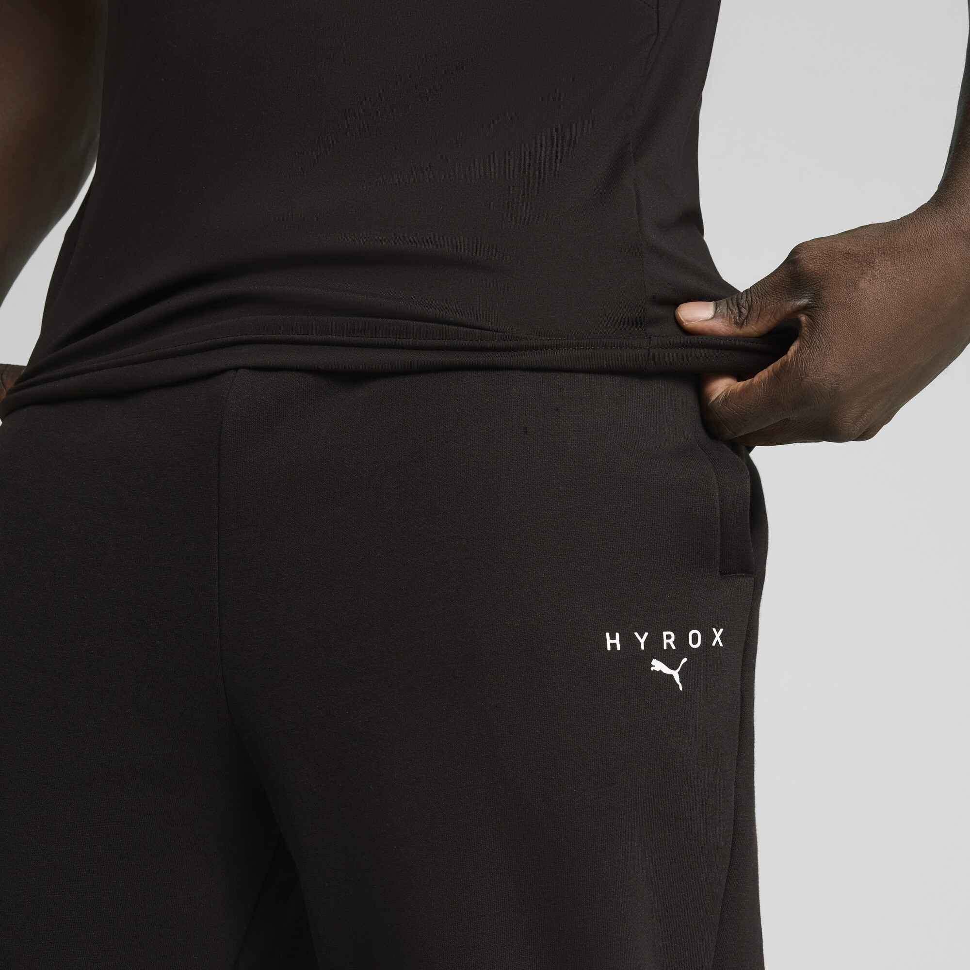 PUMA x HYROX fleece joggingbroek voor Heren, Zwart, Maat XS thumbnail 7