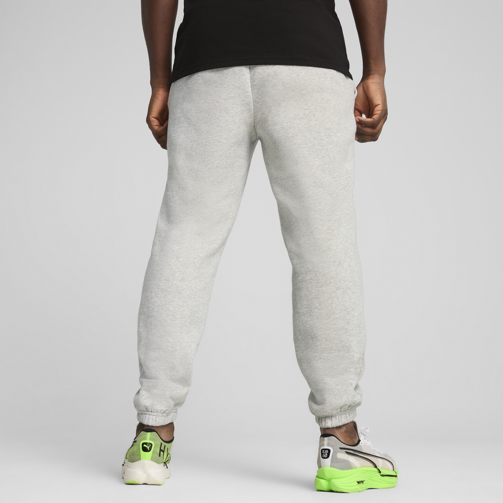 PUMA x HYROX fleece joggingbroek voor Heren, Grijs, Maat XL thumbnail 5