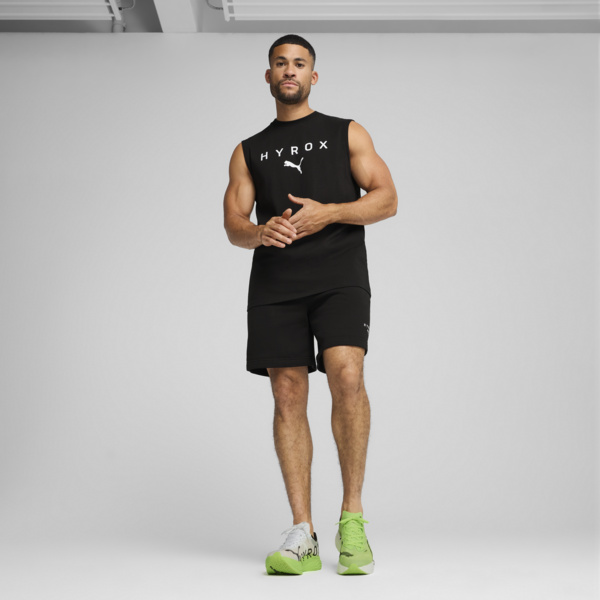 PUMA x HYROX Sweat Shorts Men, PUMA Black, large-ZAF