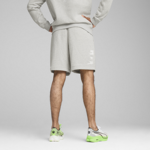 PUMA x HYROX Sweat Shorts Men, Light Gray Heather, large-MEX