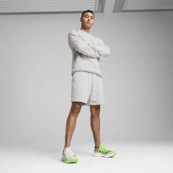 PUMA x HYROX Sweat Shorts Men, Light Gray Heather, large-ZAF