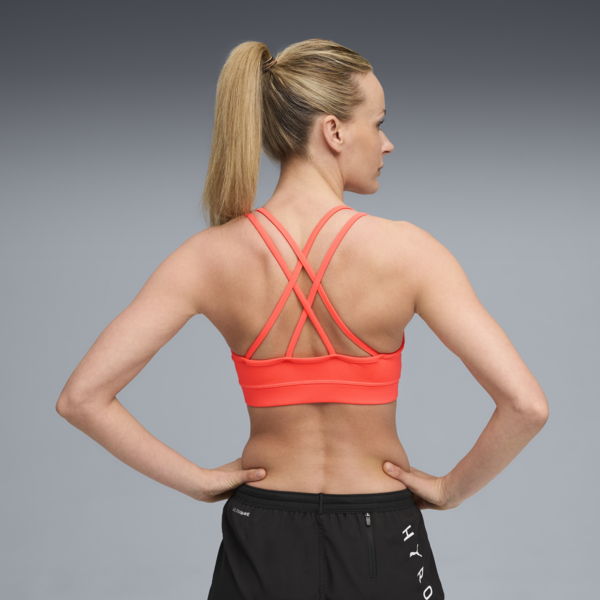 PUMA x HYROX MOVE Strappy Bra, Glowing Red, large-ZAF