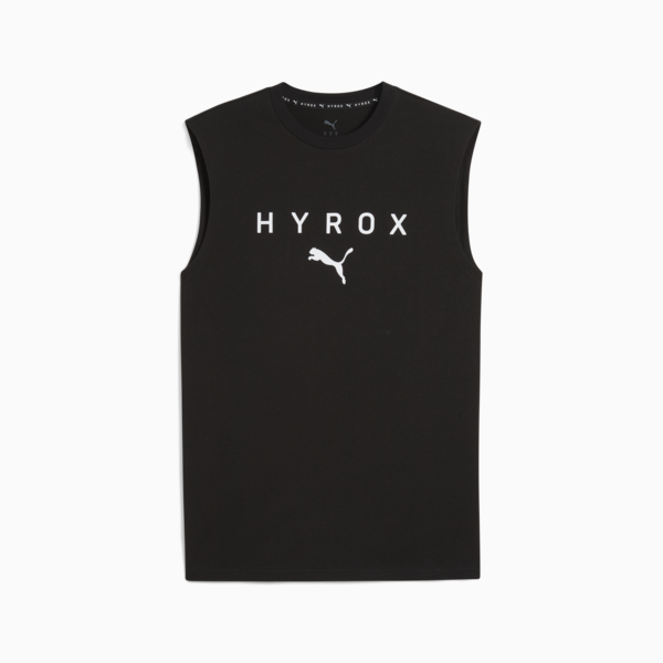 PUMA x HYROX Cut-Off Tank Men, PUMA Black, large-ZAF